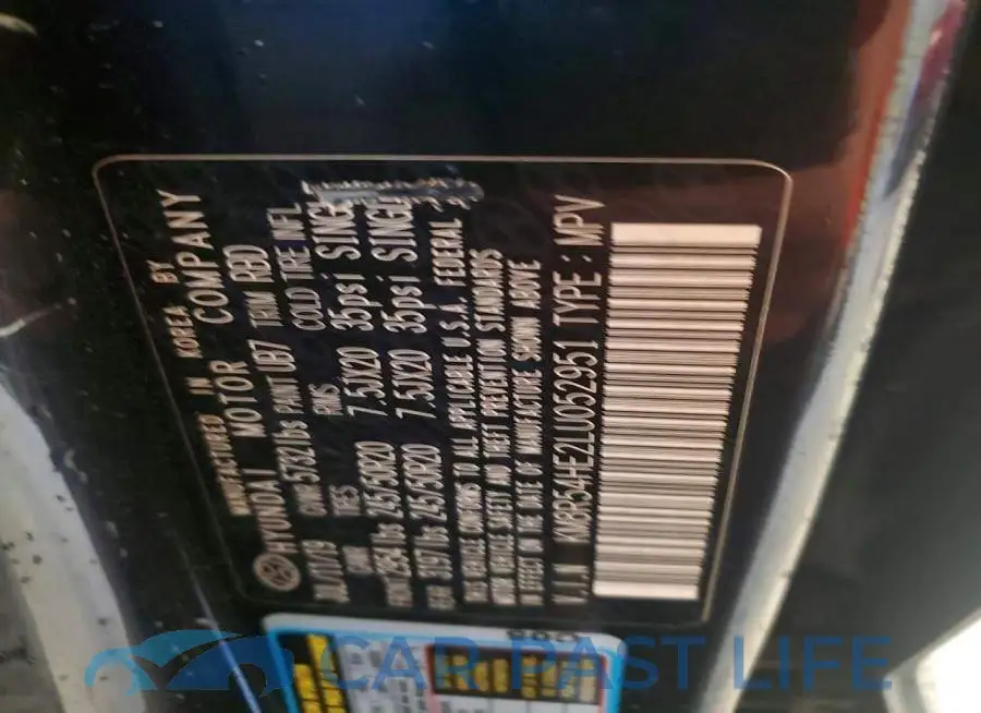 KM8R54HE2LU052951# 13