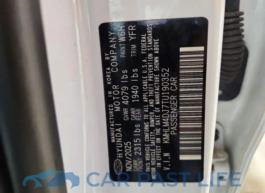 KMHLM4DJ7TU190352# 12