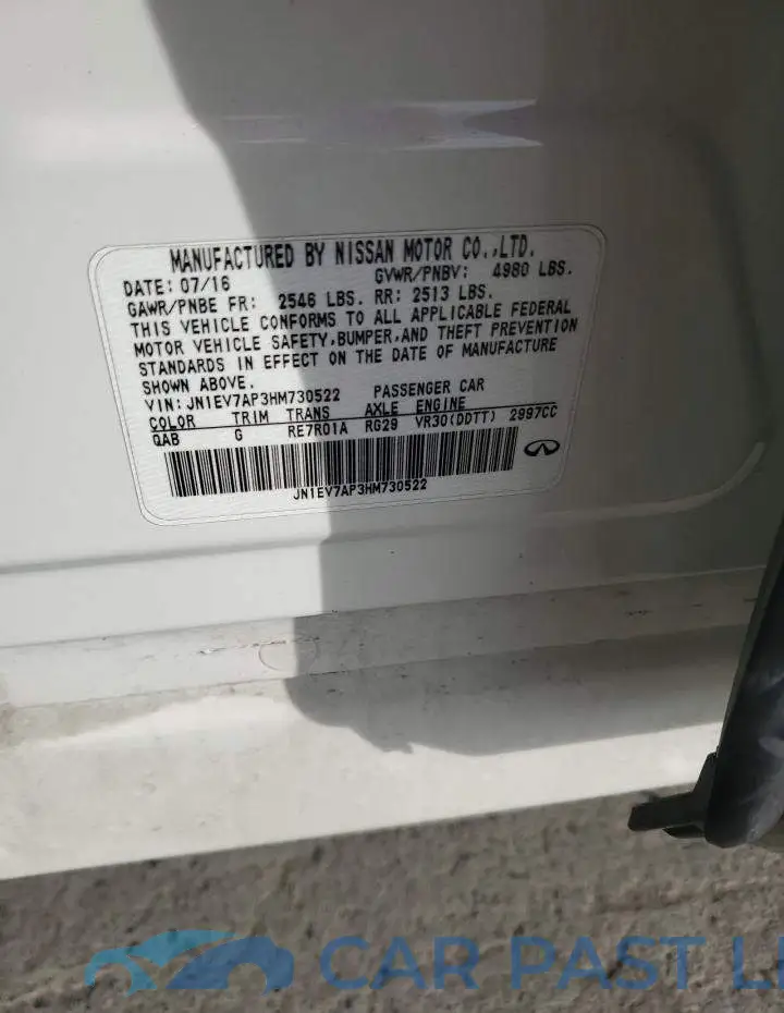 JN1EV7AP3HM730522# 13