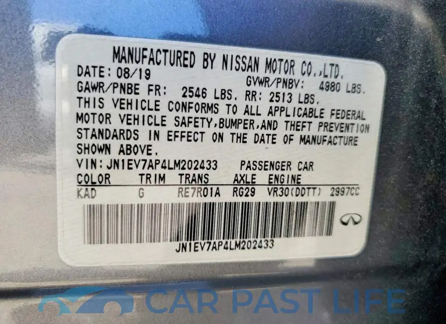 JN1EV7AP4LM202433# 12