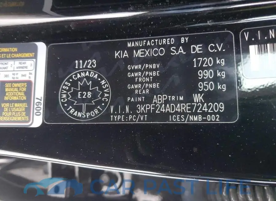 3KPF24AD4RE724209# 13