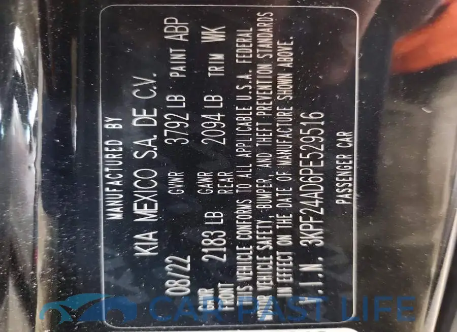3KPF24AD6PE529516# 12