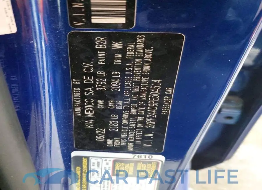 3KPF24AD9PE504514# 13