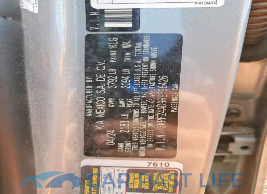 3KPF24AD9RE796426# 13