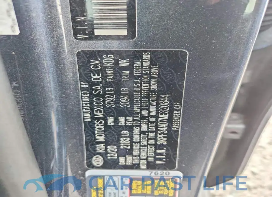 3KPF34AD7ME320844# 12