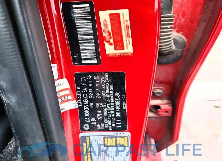3KPF44ACXME314203# 12