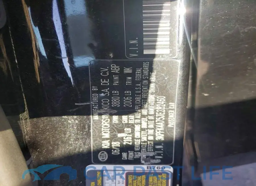 3KPFK4A75JE282460# 12