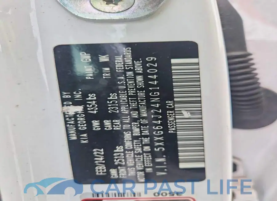 5XXG64J24NG144029# 12