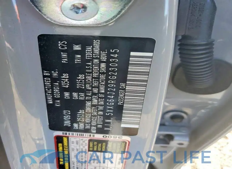 5XXG64J29RG230345# 12