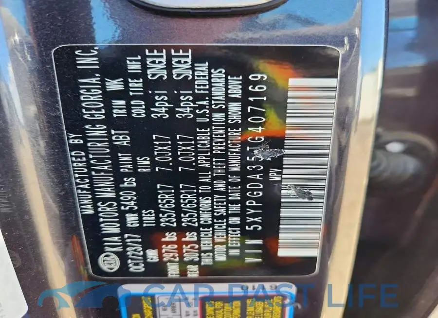 5XYPGDA35JG407169# 13