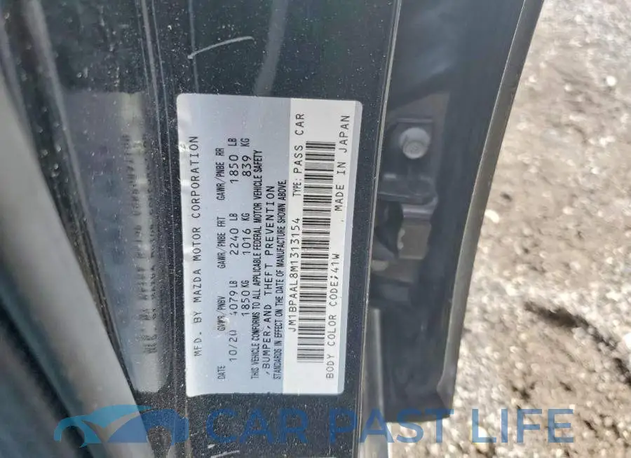 JM1BPAAL8M1313154# 12