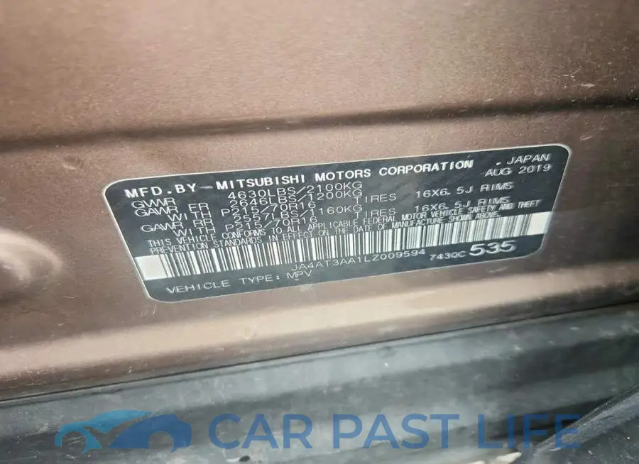 JA4AT3AA1LZ009594# 13