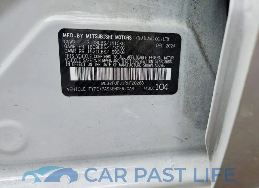 ML32FUFJ1RHF20288# 12