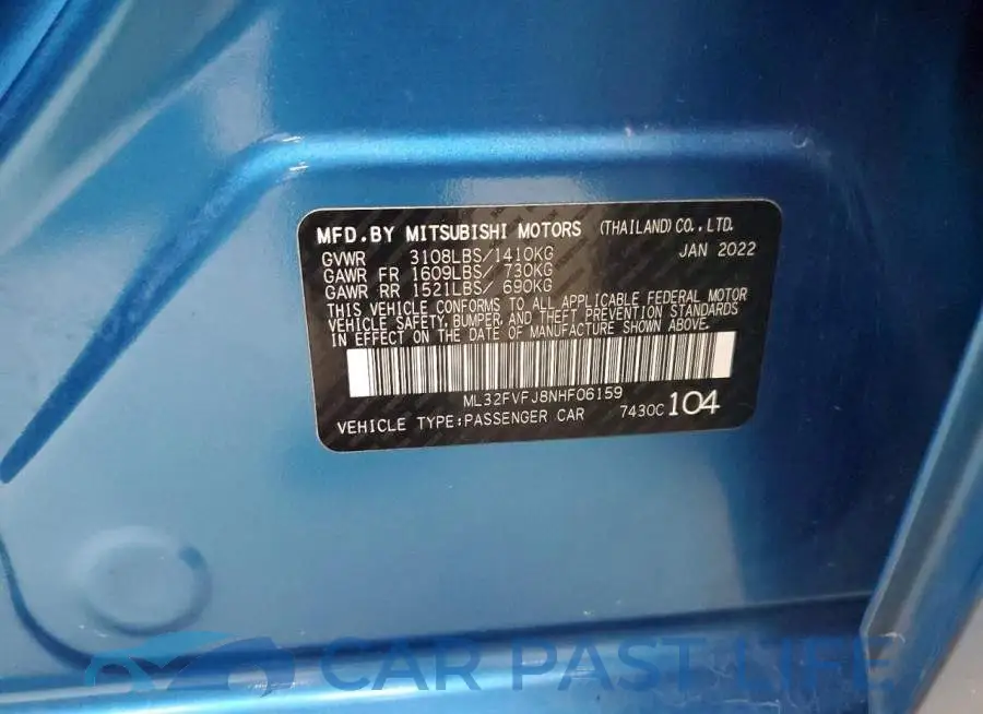 ML32FVFJ8NHF06159# 12