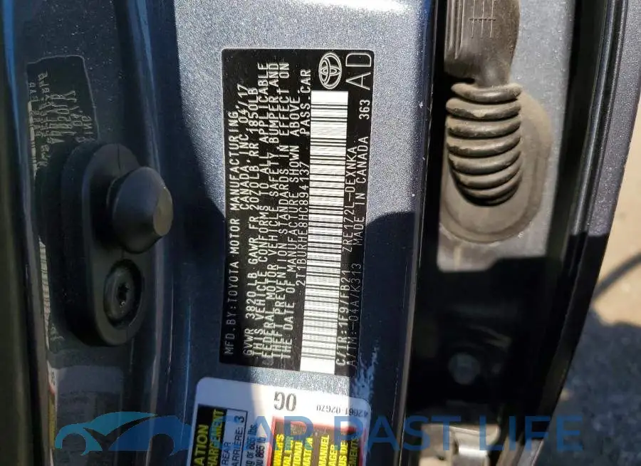 2T1BURHE8HC894137# 13