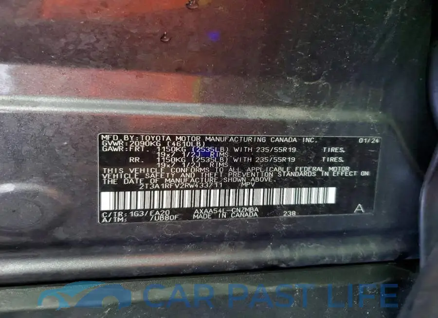 2T3A1RFV2RW433711# 13