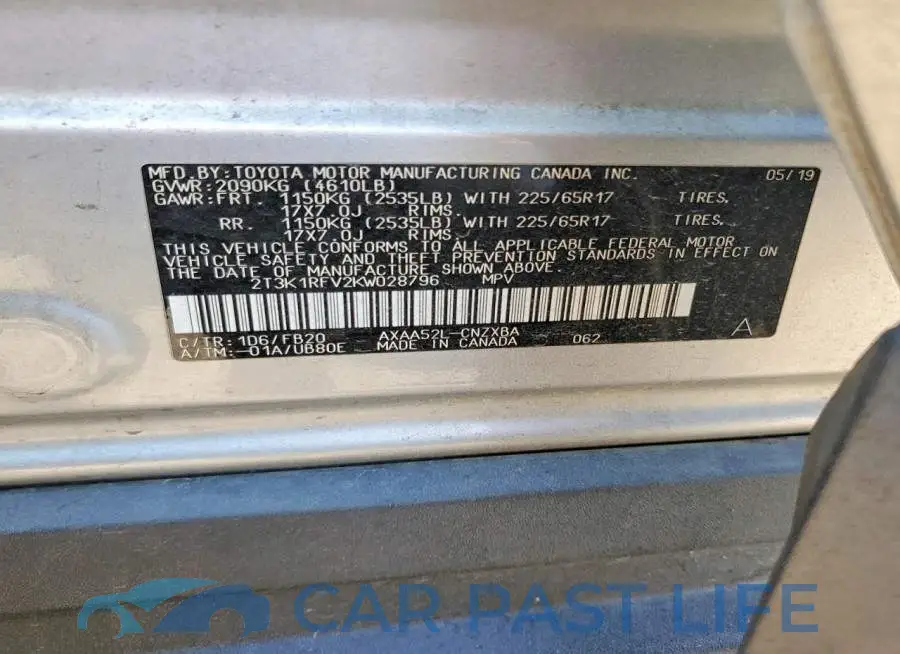 2T3K1RFV2KW028796# 13