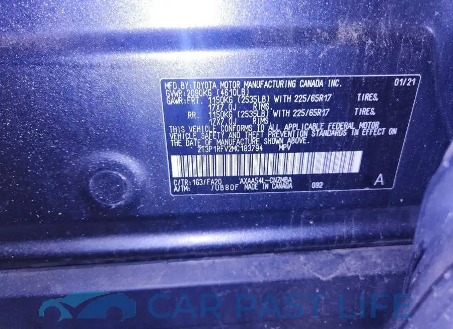 2T3P1RFV2MC183794# 13