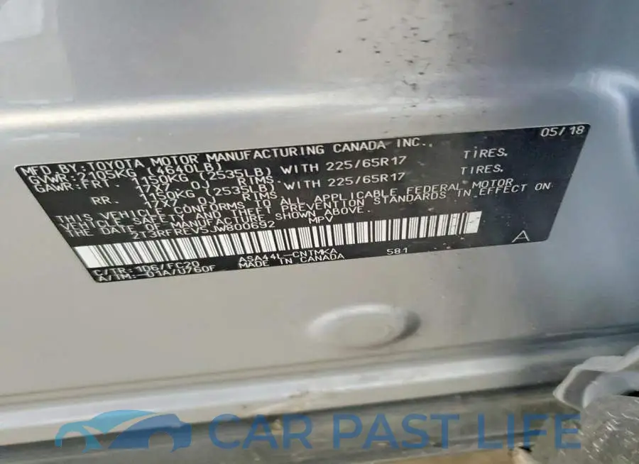 2T3RFREV5JW800692# 14