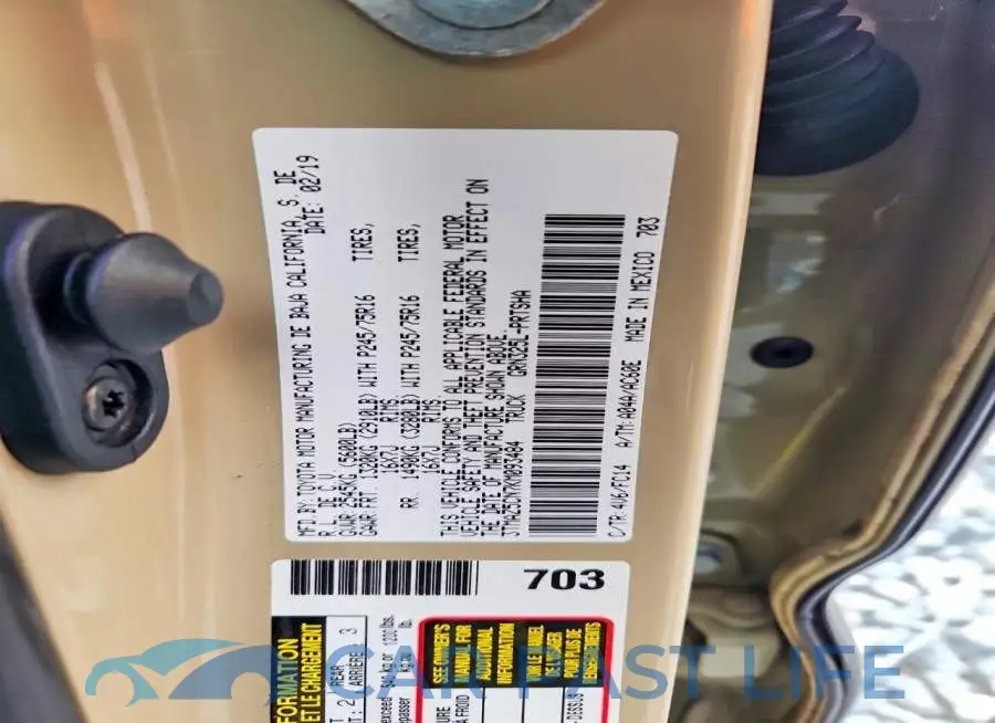 3TMAZ5CN7KM093484# 13