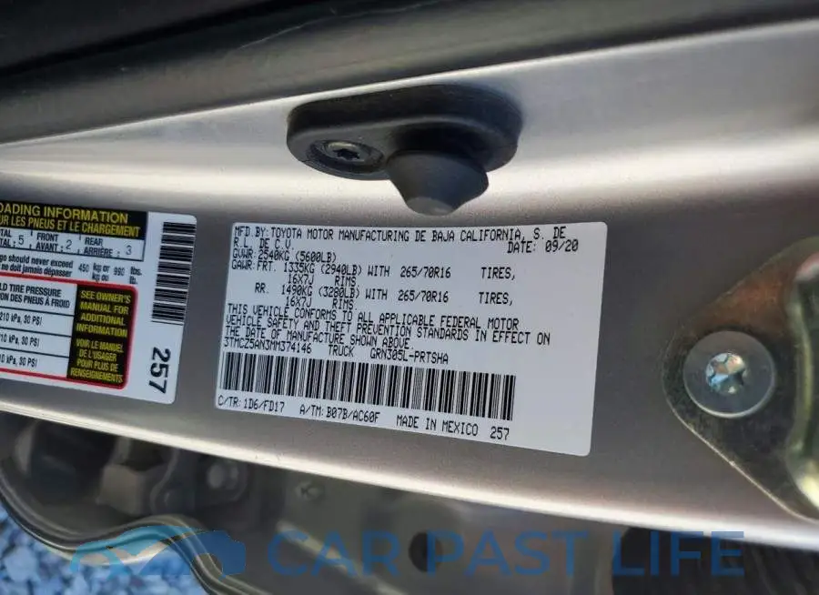 3TMCZ5AN3MM374146# 13