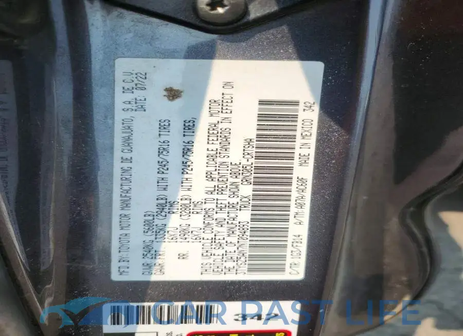 3TYSZ5AN7NT094893# 12