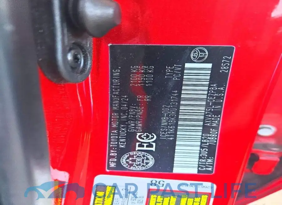 4T1K61BK3RU131744# 13