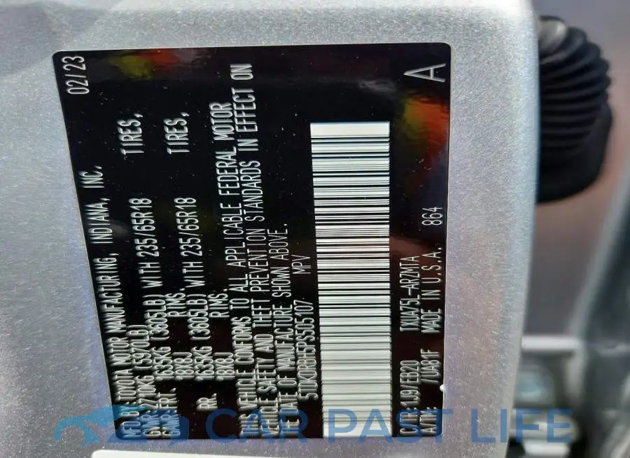 5TDKDRBH5PS505107# 14
