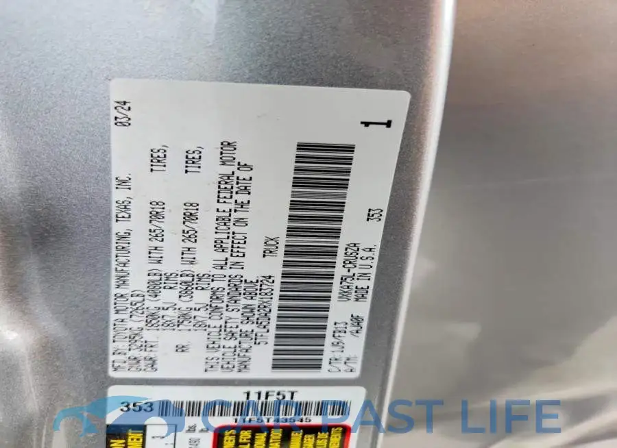 5TFLA5DA2RX183724# 12