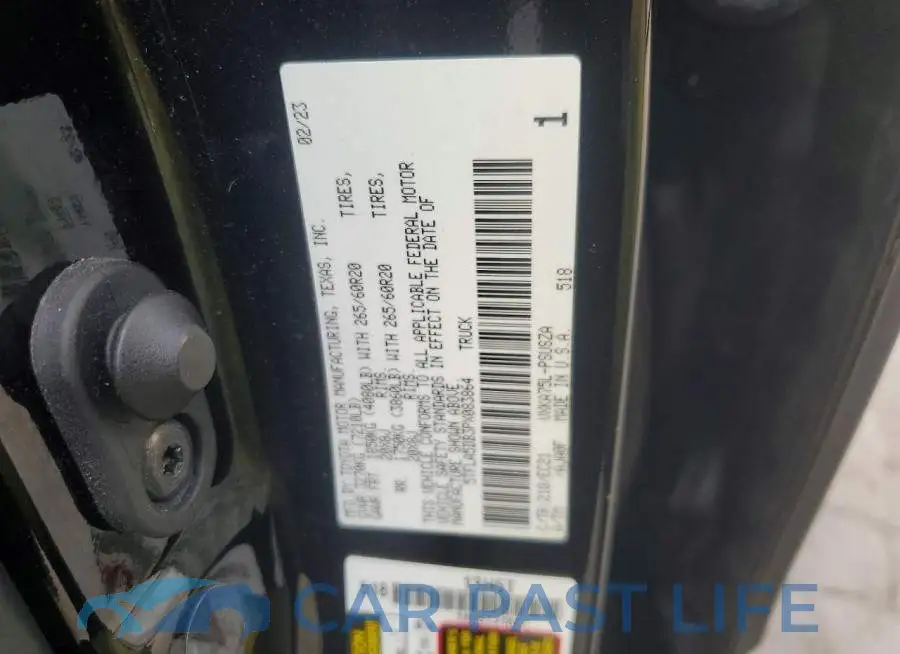 5TFLA5DB3PX083864# 12