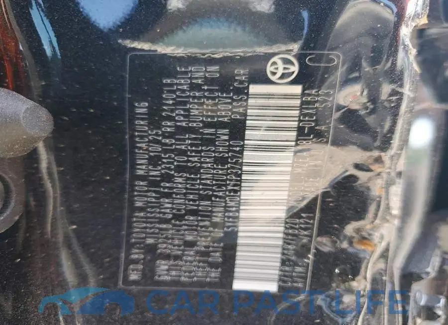 5YFB4MDEXTP375740# 12