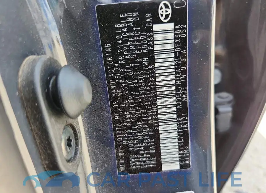 5YFS4MCE7RP198235# 12