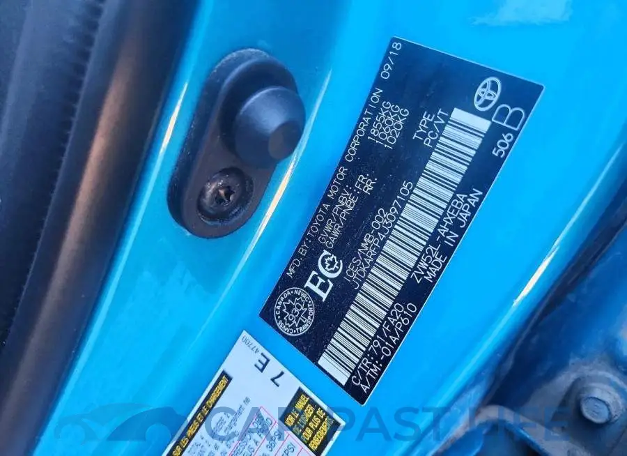 JTDKARFP4J3097105# 12