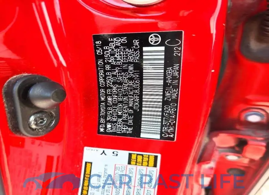 JTDKARFU8J3061911# 12