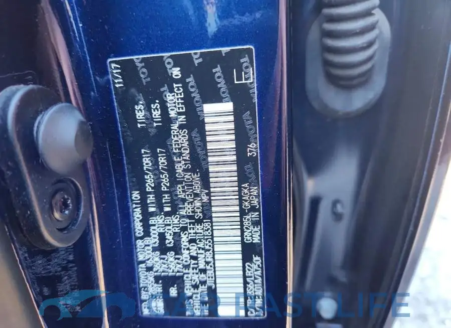 JTEBU5JR8J5518381# 14
