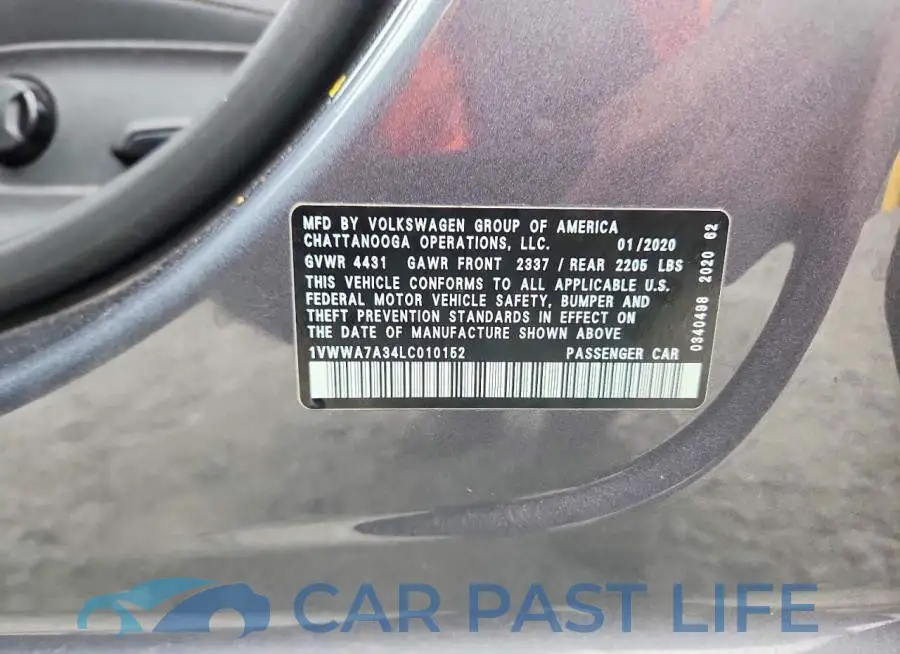 1VWWA7A34LC010152# 12