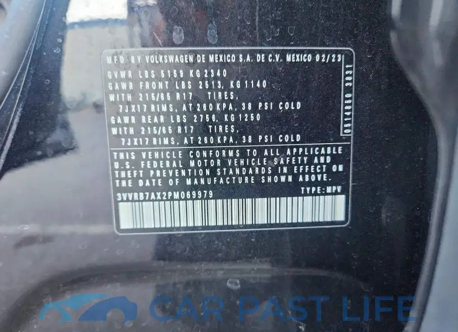 3VVRB7AX2PM069979# 14