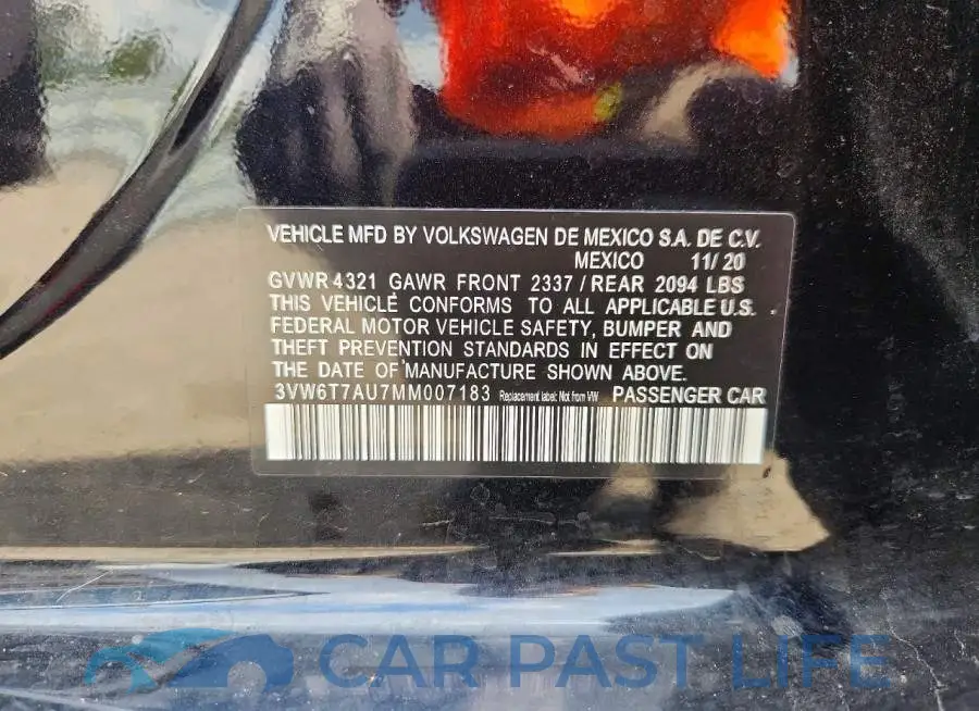 3VW6T7AU7MM007183# 13