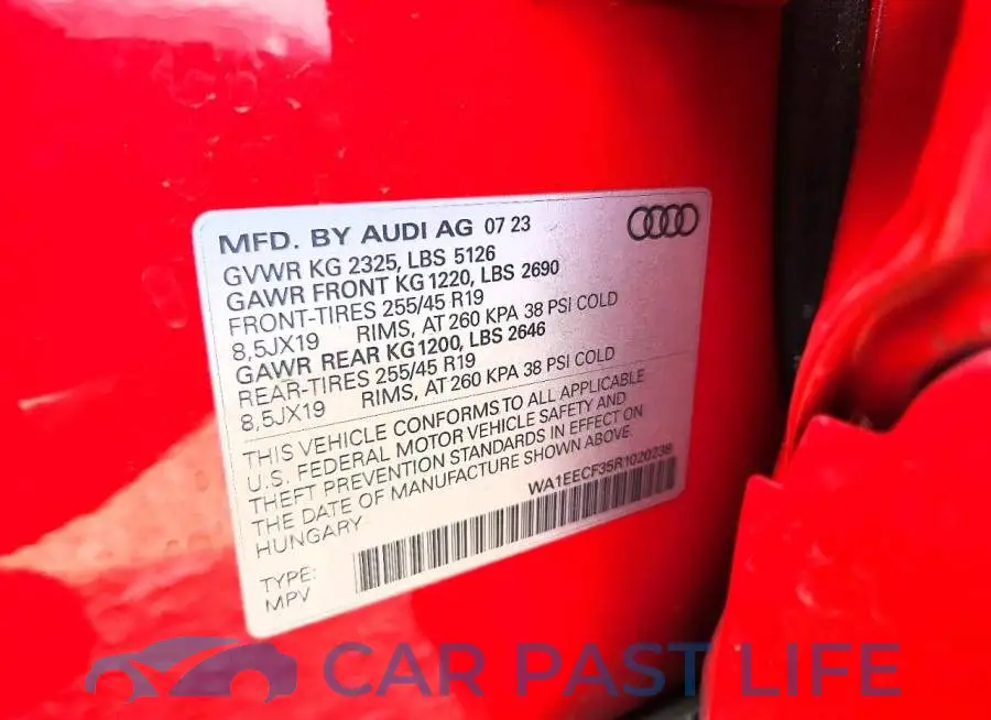 WA1EECF35R1020238# 14