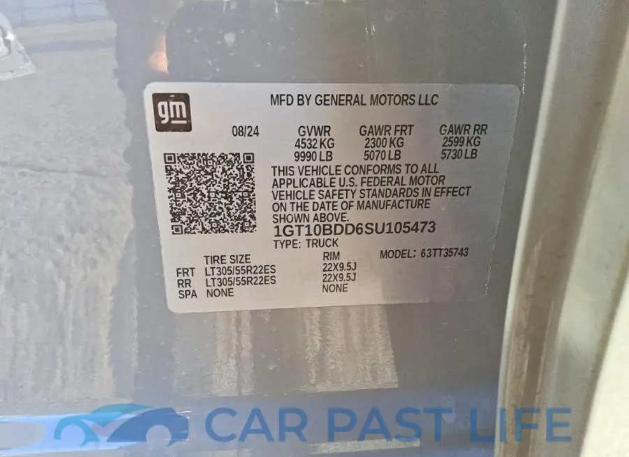 1GT10BDD6SU105473# 12