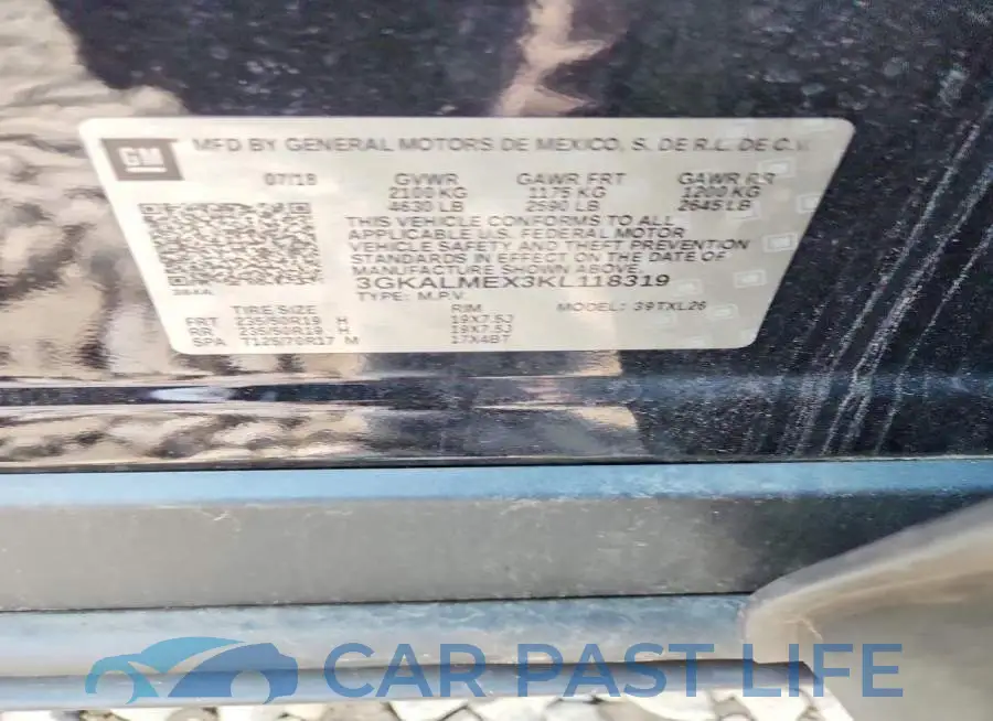 3GKALMEX3KL118319# 13