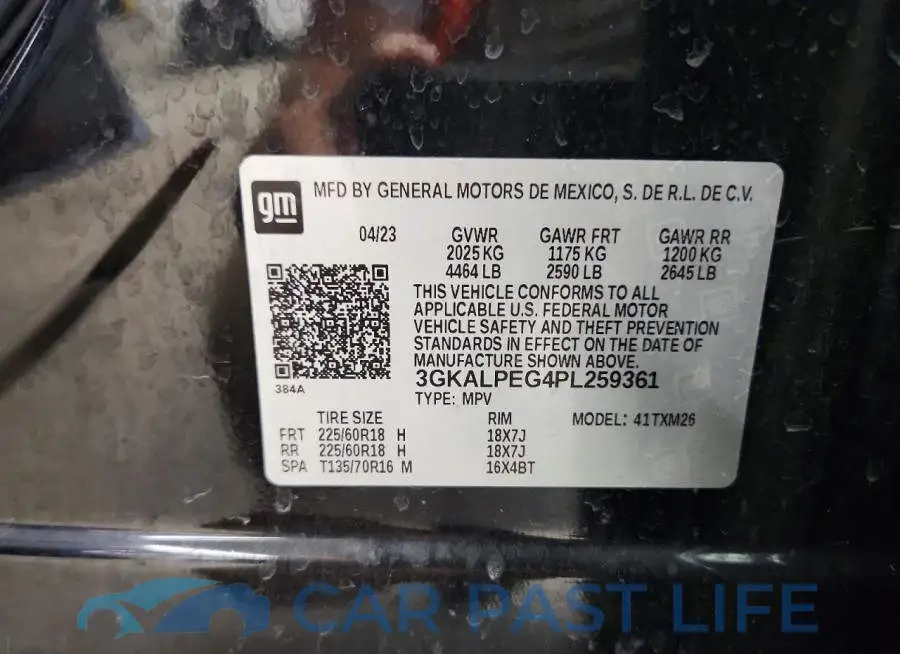 3GKALPEG4PL259361# 12
