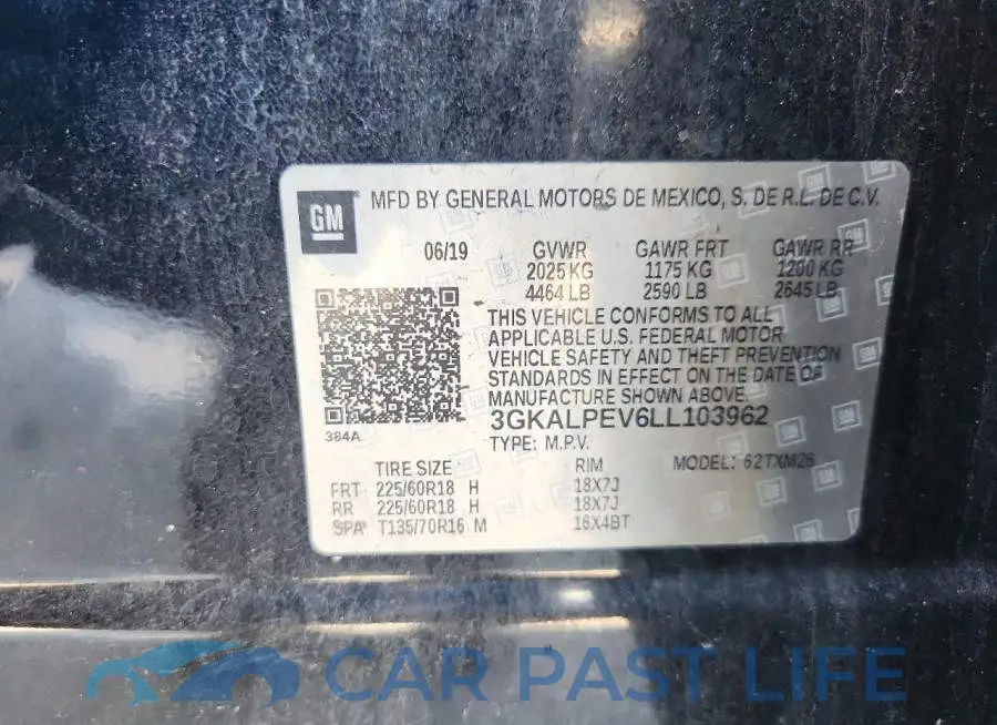 3GKALPEV6LL103962# 13