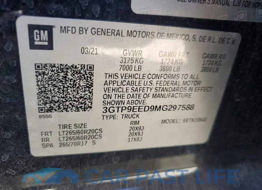 3GTP9EED9MG297588# 12