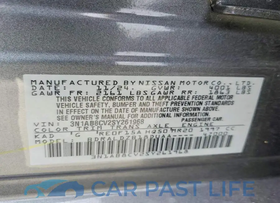 3N1AB8CV2SY261968# 13