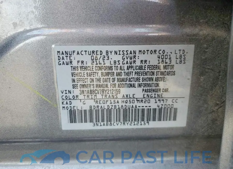 3N1AB8CV7RY212159# 12
