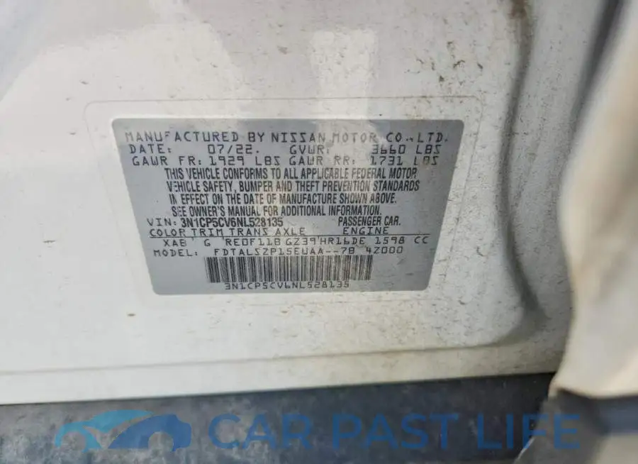 3N1CP5CV6NL528135# 14