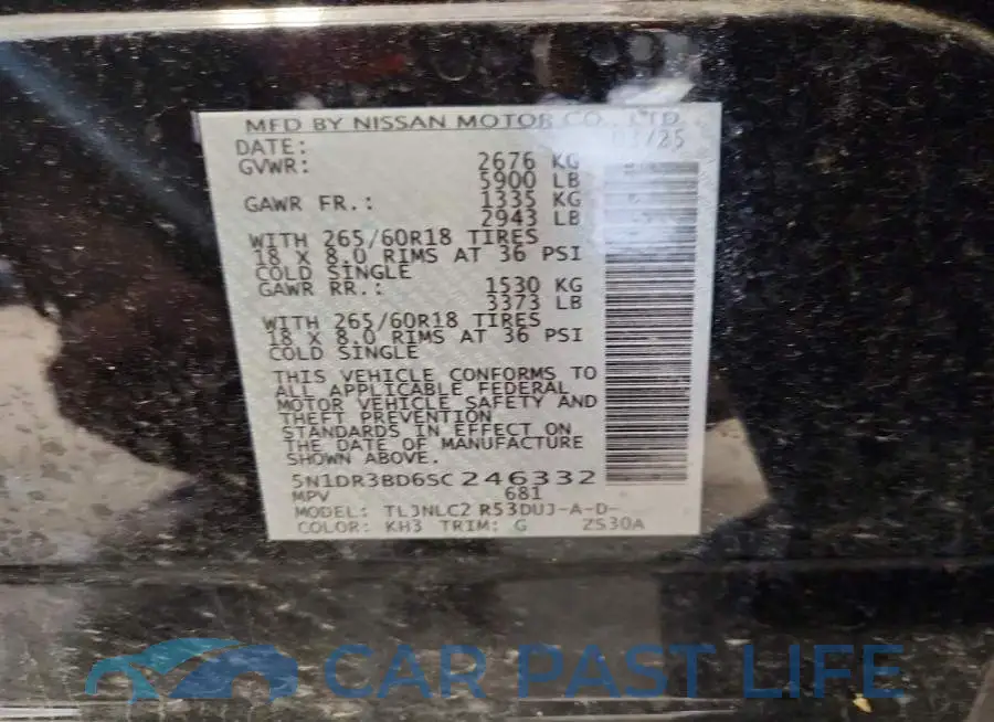 5N1DR3BD6SC246332# 13