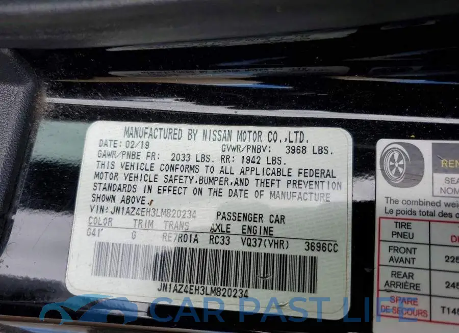 JN1AZ4EH3LM820234# 12