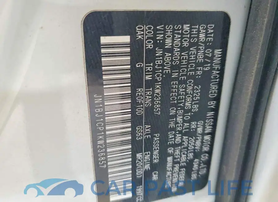 JN1BJ1CP1KW236857# 13